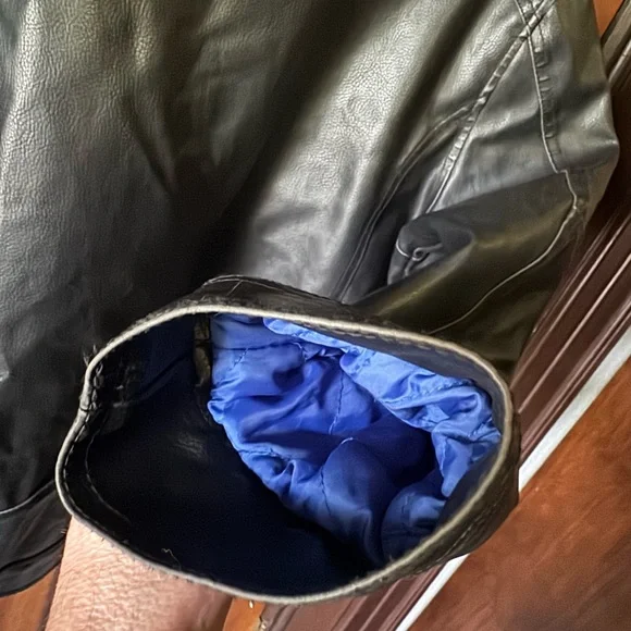 Guess Men's Black Moto Biker style Jacket…M - Picture 14 of 15